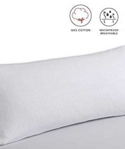 FreePost DryLife 48cm x 76cm Pillow Protector; Waterproof; Cotton Towelling Uppe 