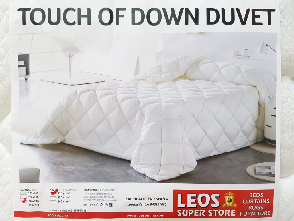 Touch Of Down Duvet Light Weight Leos 4 5 Tog Leo S Online