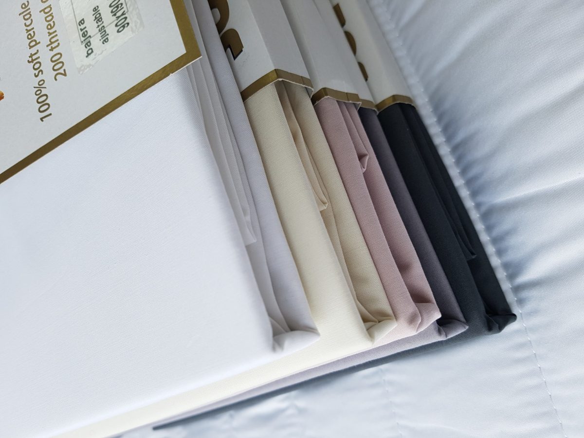 200tc percale cotton bed linen brochure