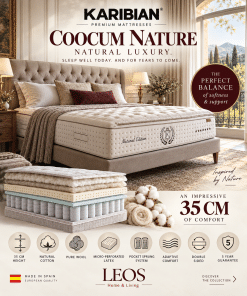 luxury mattress brochure for Leos store