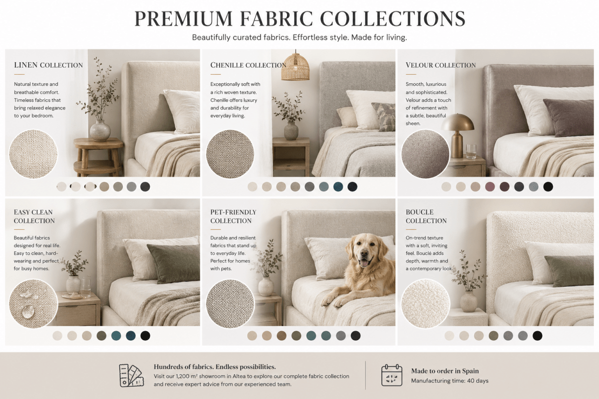 your ideal relaxed fabric for your new bed