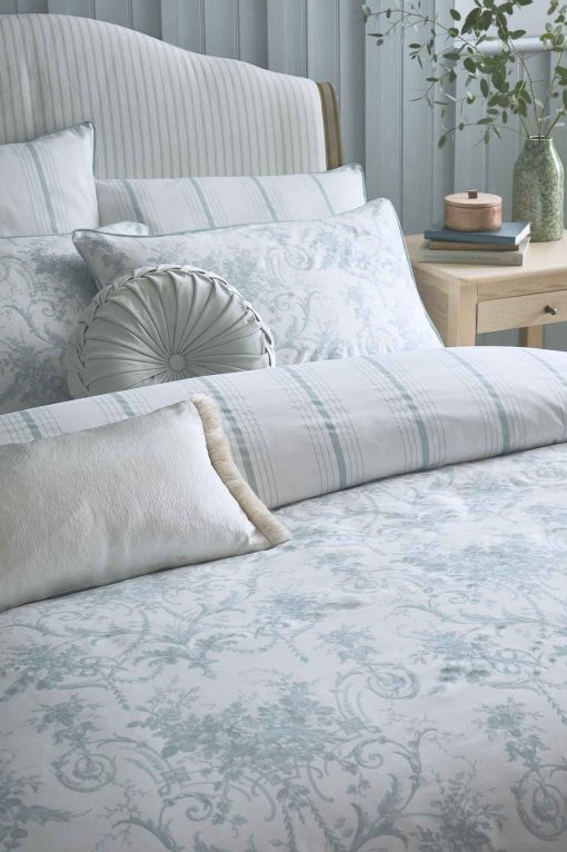 Tuileries Sage Duvet Set Laura Ashley