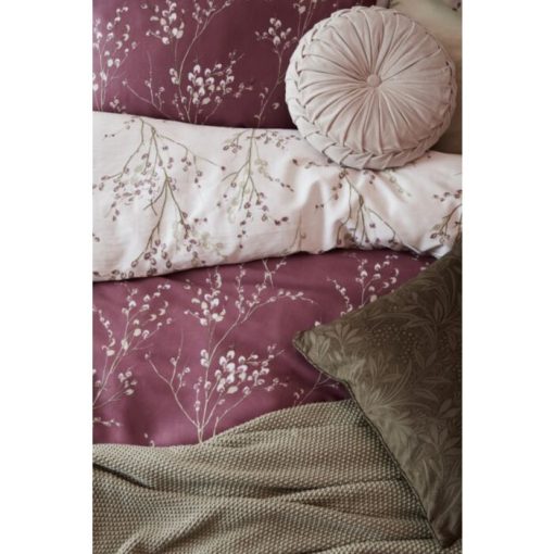 Pussy Willow Plum Duvet Set By Laura Ashley - Image 2