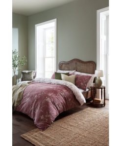 Pussy Willow Plum Duvet Set By Laura Ashley