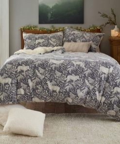 Woodland Fleece Duvet Cover Set