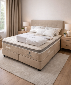 Luxury Zafiro Box Spring Bed Set