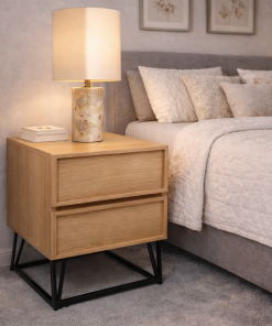 Alternative view of Altea Modern Oak Night Stand