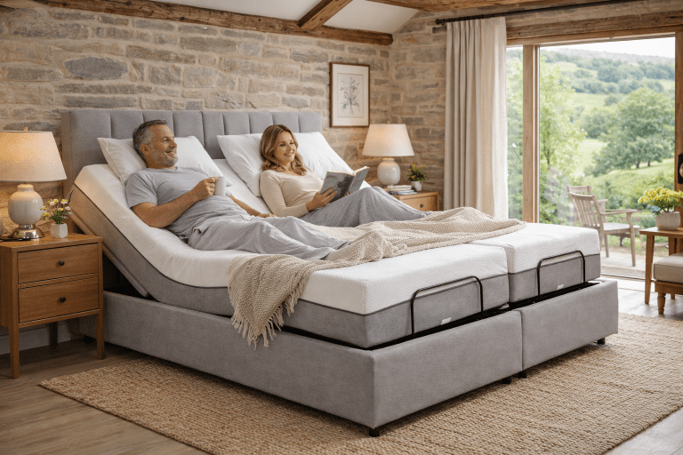 Luxury adjustable electric bed