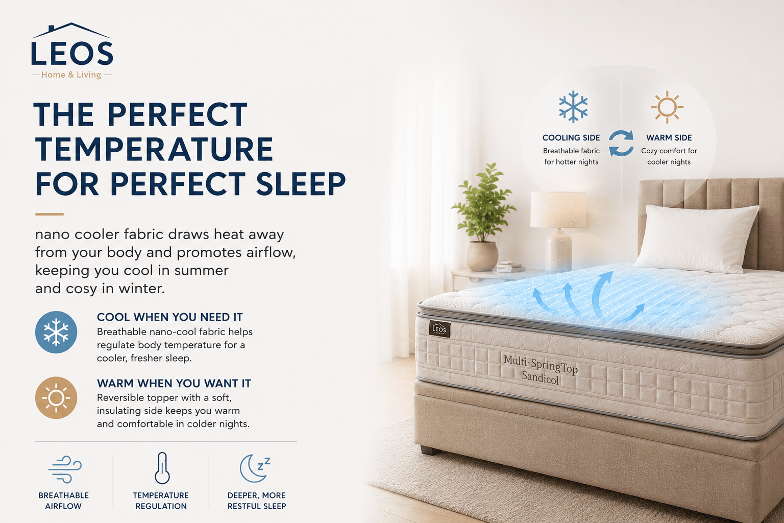 cooling mattress advert in Altea