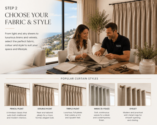 choosing curtains costa blanca