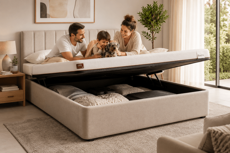 Glide Ottoman Storage Bed