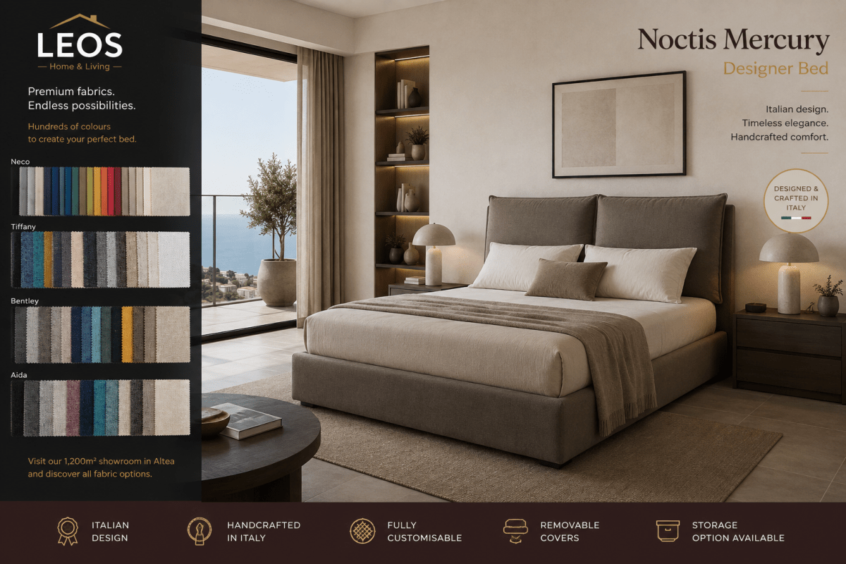customise your italian designer bed