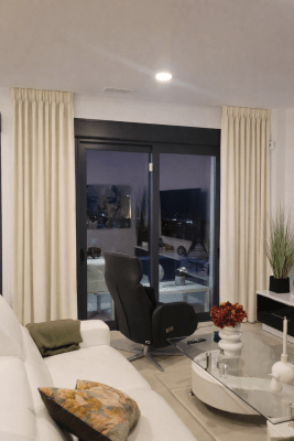 pinch pleat curtains in finestrat
