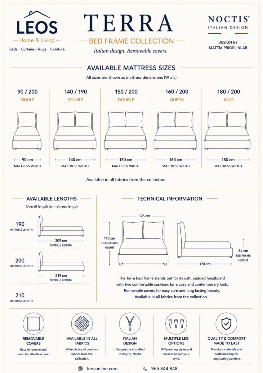 configure your terra bed frame