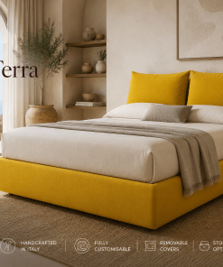 terra bed with modern aesthetics
