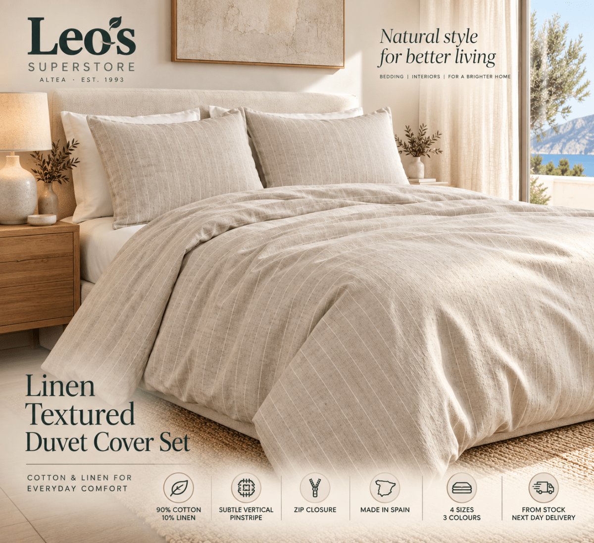 linen textured bed linen for homes presentation