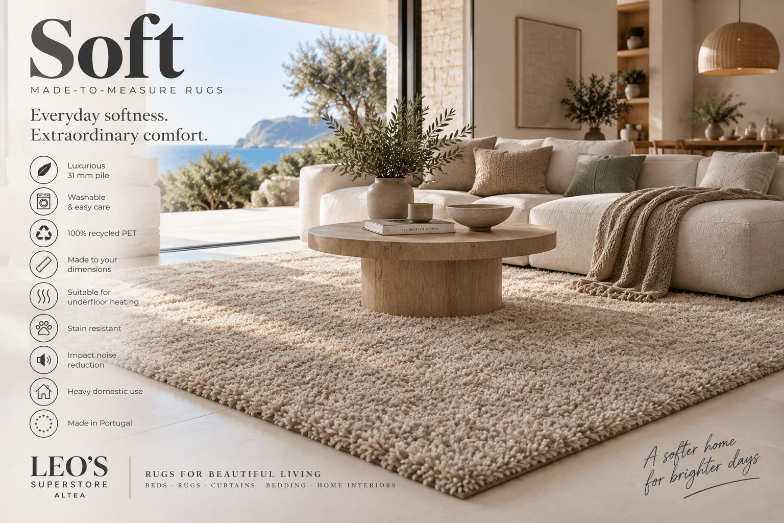 soft rug presentation