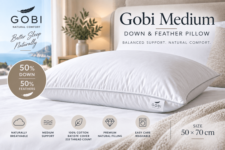 feather pillow advert