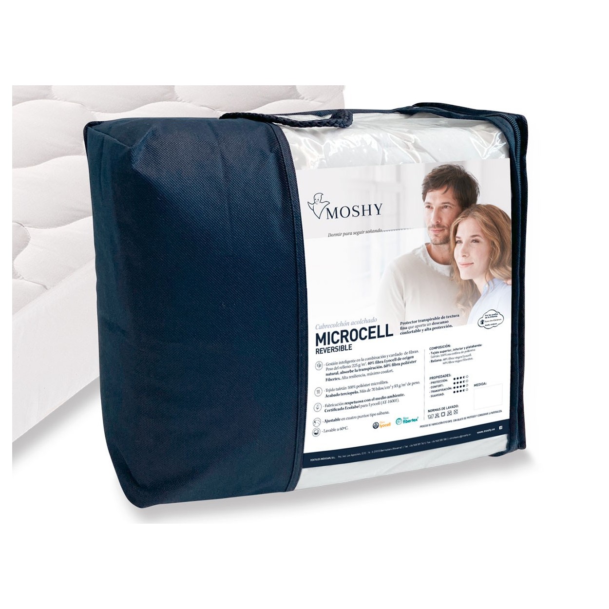 Luxury Quilted Waterproof Mattress Protector – Microcell - Image 2