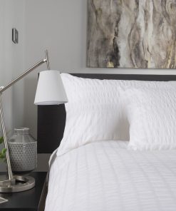 Alternative view of Stamford Seersucker Duvet Cover Set – White