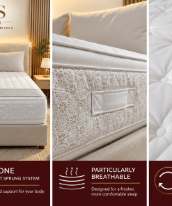 Alternative view of Leos Luxury+ Pocket Sprung Mattress