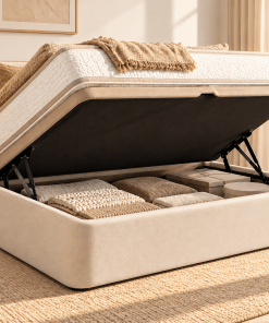 Leo's Side Opening Upholstered Storage Bed – Left or Right Opening